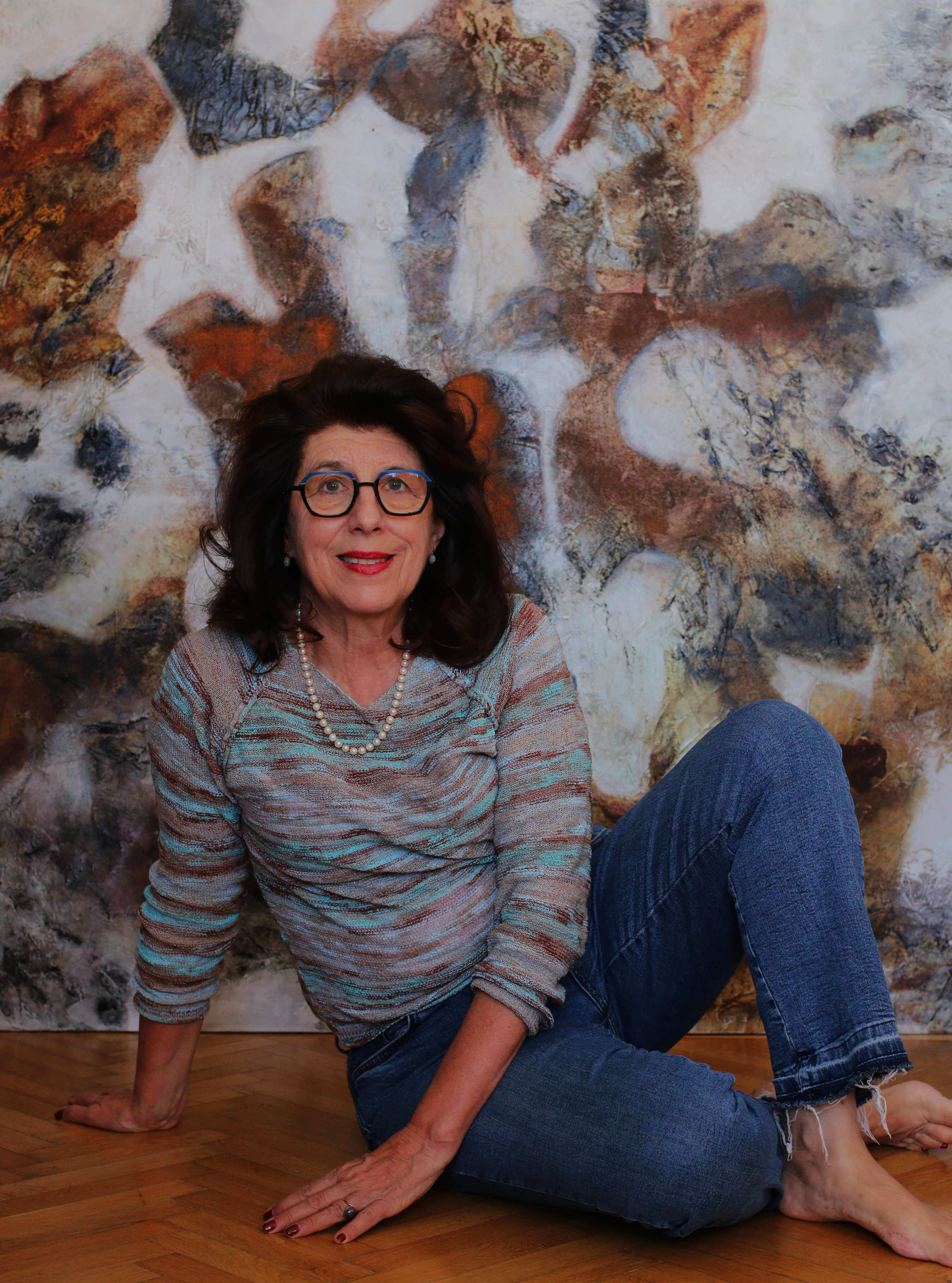 Antonella Quacchia nel suo studio