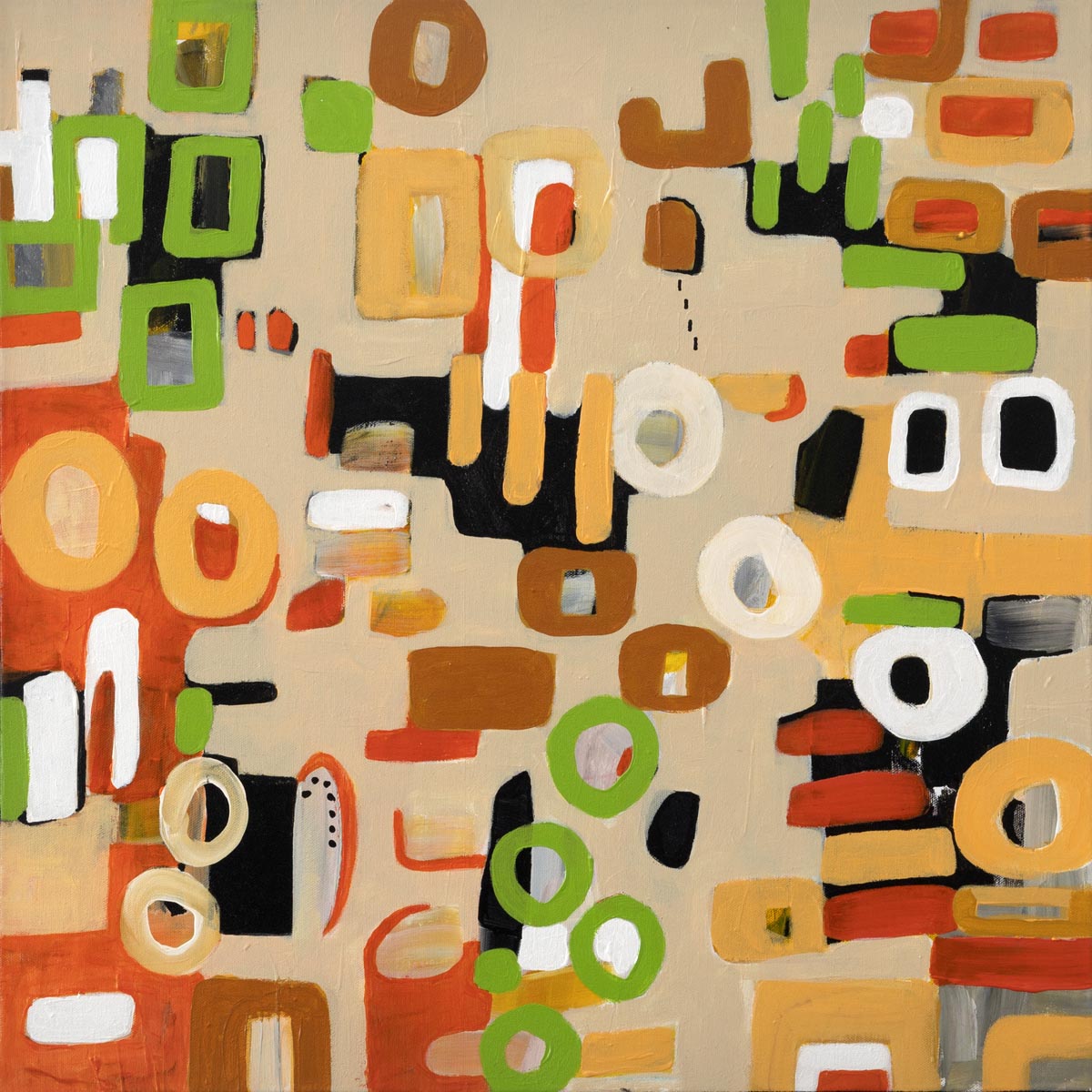 Composition #6 — Antonella_Quacchia_Composition_n6_Acrylic_on_canvas_60x60cm_2022