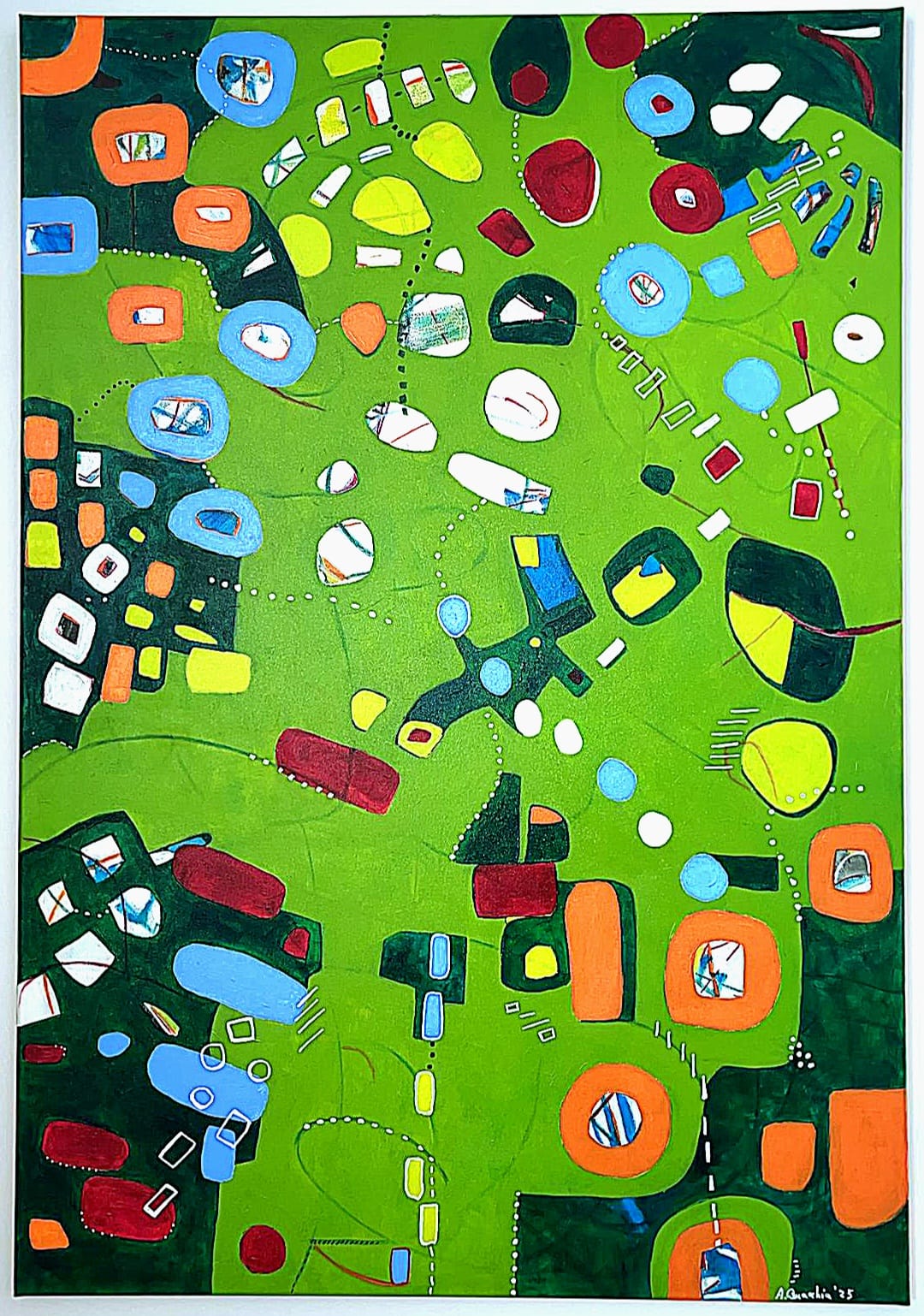 Fragmented Harmony — Antonella-Quacchia_Fragmented-Harmony_Acrylic-on-canvas_130x90cm_2025