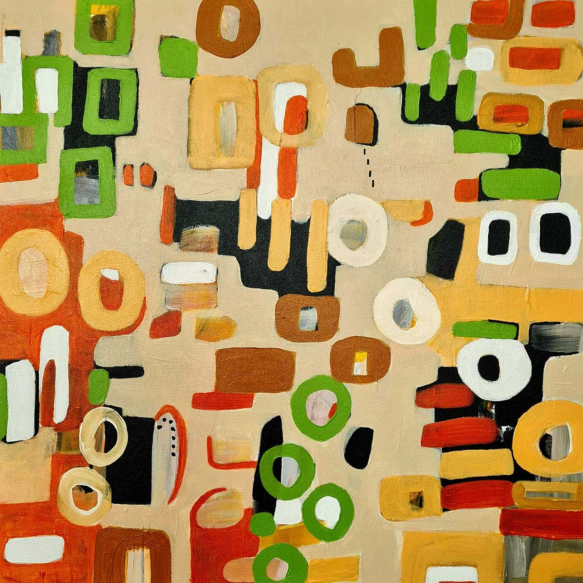 Amo La Vita #6 — AQuacchia_Amo_la_vita_n6_acrylic_on_canvas_60x60cm_2022