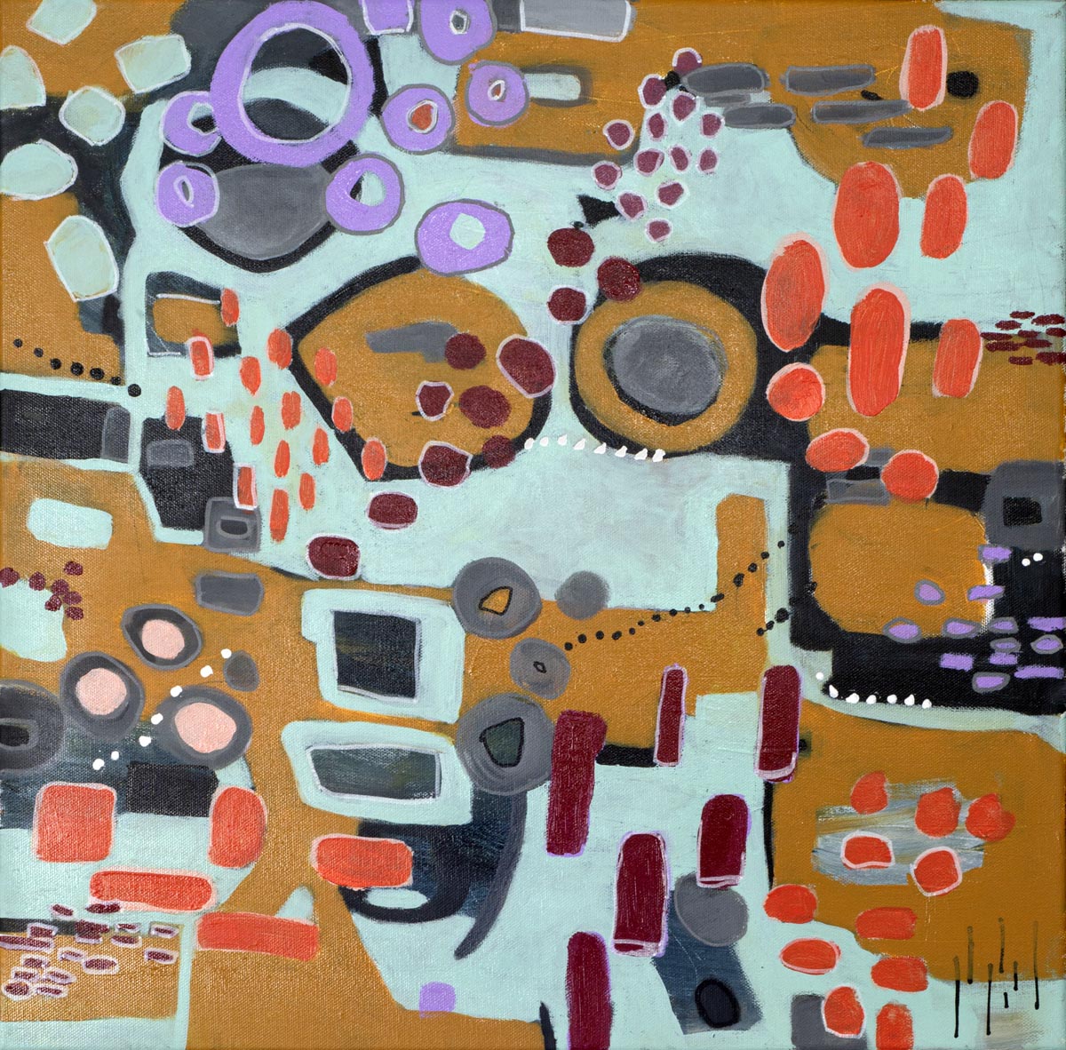 Amo La Vita #2 — Antonella_Quacchia_Amo_la_vita_n2_Acrylic_on_canvas_50x50cm_2021