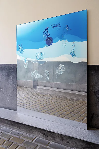 Mare Plasticum 1 — Antonella_Quacchia_Mare plasticum 1_Mixed media on mirror board_152.5x122cm_2023.jpg