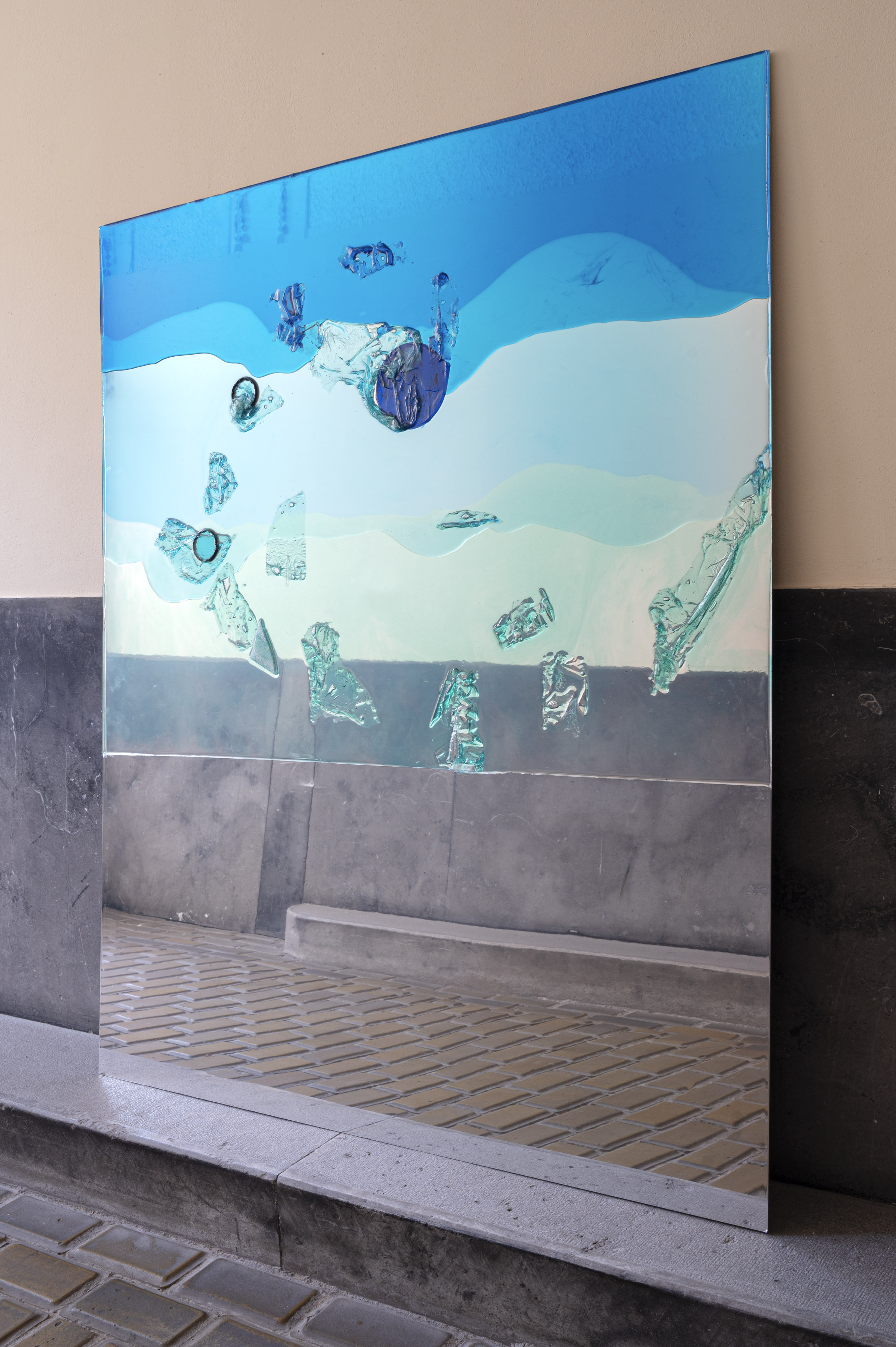 Mare Plasticum 2 — Antonella_Quacchia_Mare plasticum 2_Mixed media on mirror board_152.5x122cm_2023.jpg