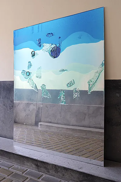 Mare Plasticum 2 — Antonella_Quacchia_Mare plasticum 2_Mixed media on mirror board_152.5x122cm_2023.jpg